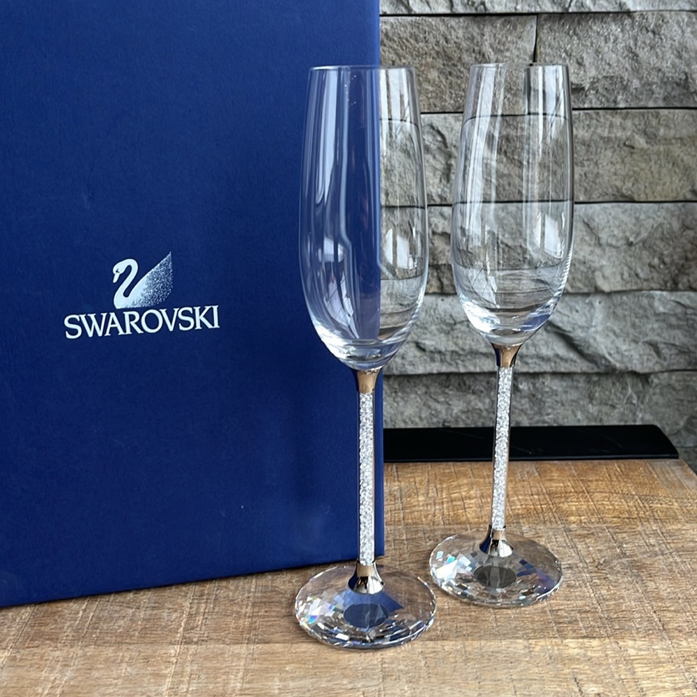 🥂 SWAROVSKI champagne glasses 🥂